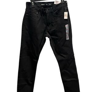 NWT Old Navy Men's Black Jeans regular slim taper